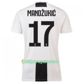 Billige Fotballdrakter Juventus Mandzukic 17 Hjemmedraktsett 2018/19 Kortermet